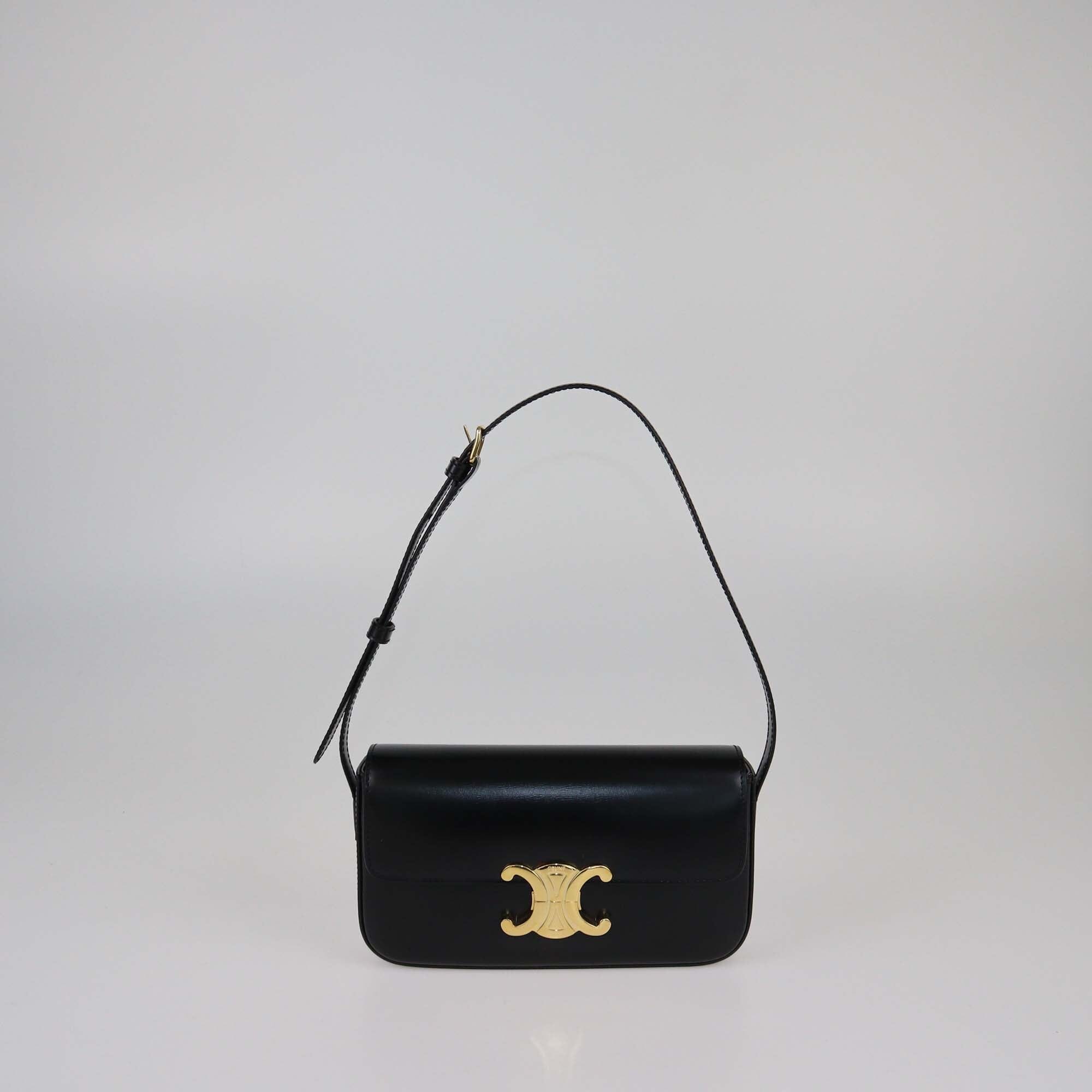 Celine Black Claude Shoulder Bag Womens Celine 