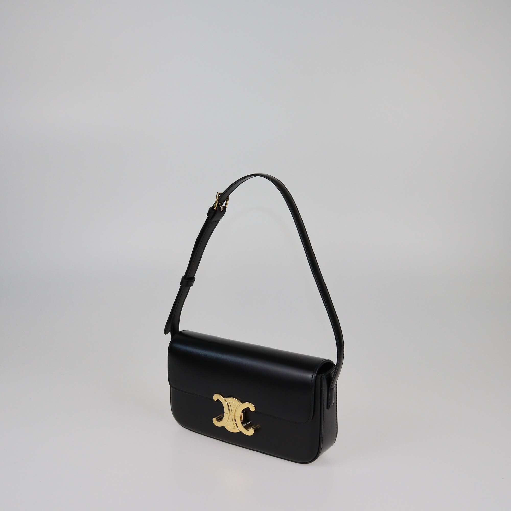 Celine Black Claude Shoulder Bag Womens Celine 