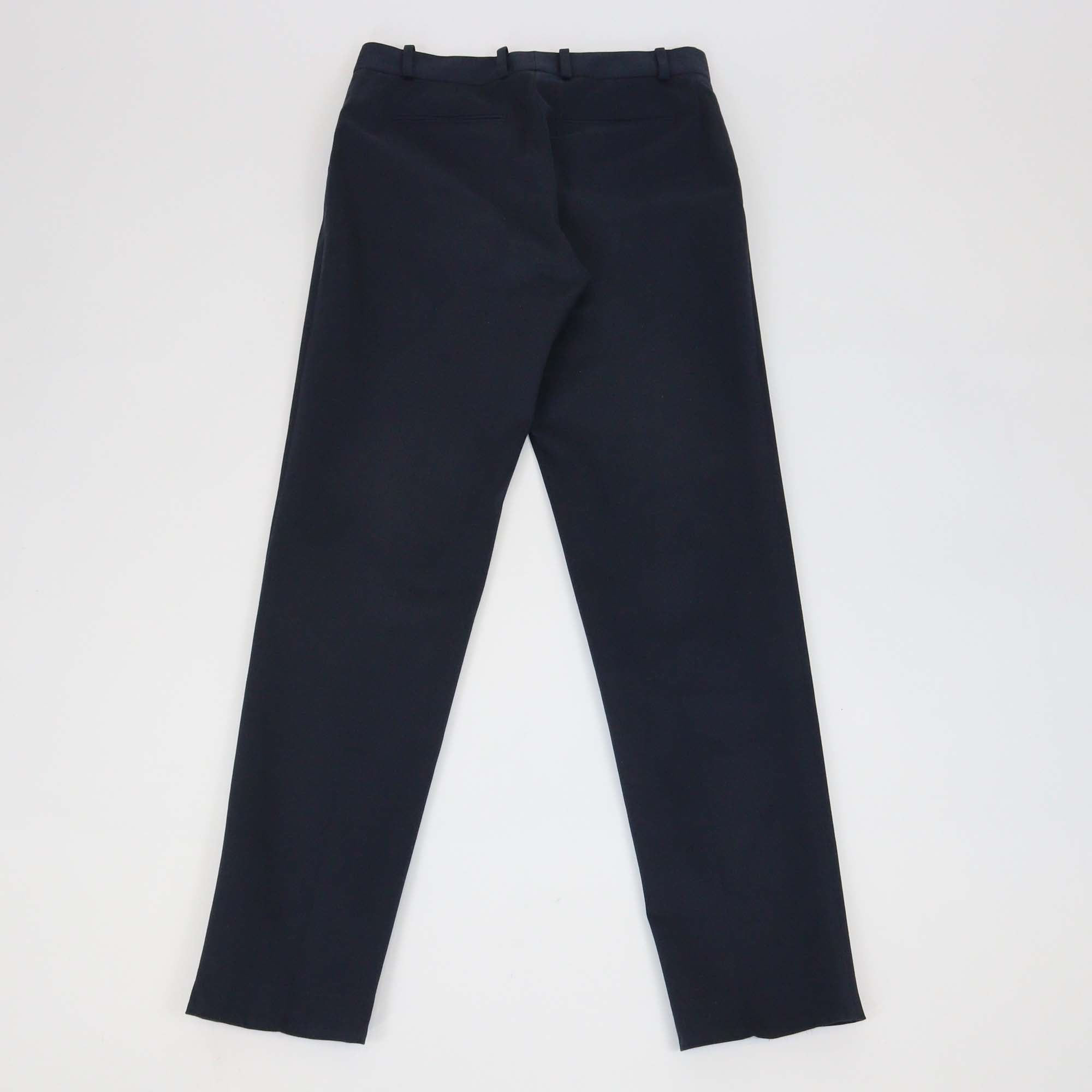 Loro Piana Navy Blue Cotton Mirel Skinny Leg Pants