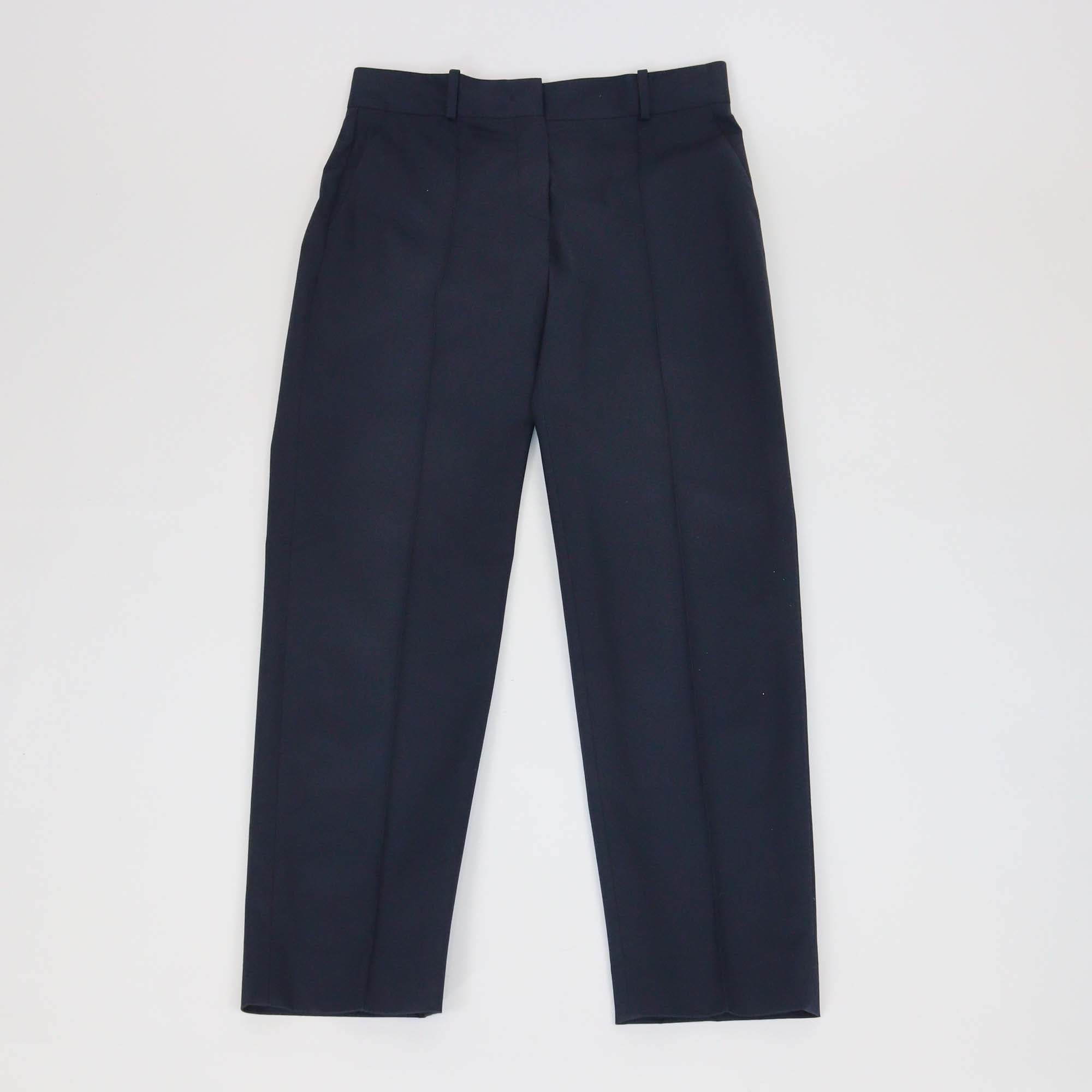 Loro Piana Navy Blue Cotton Pants