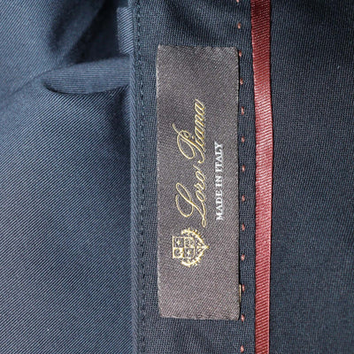 Loro Piana Navy Blue Cotton Pants