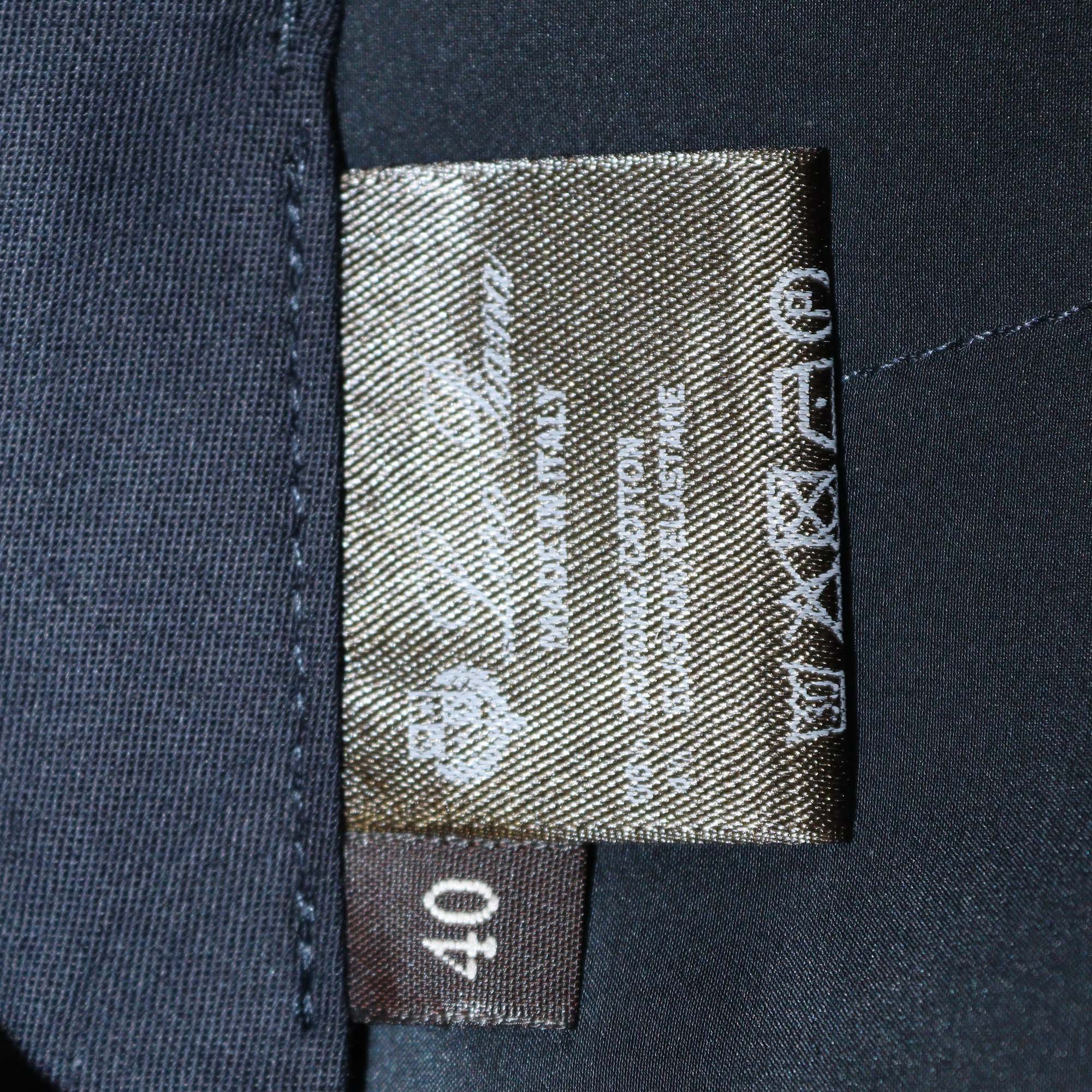 Loro Piana Navy Blue Cotton Pants