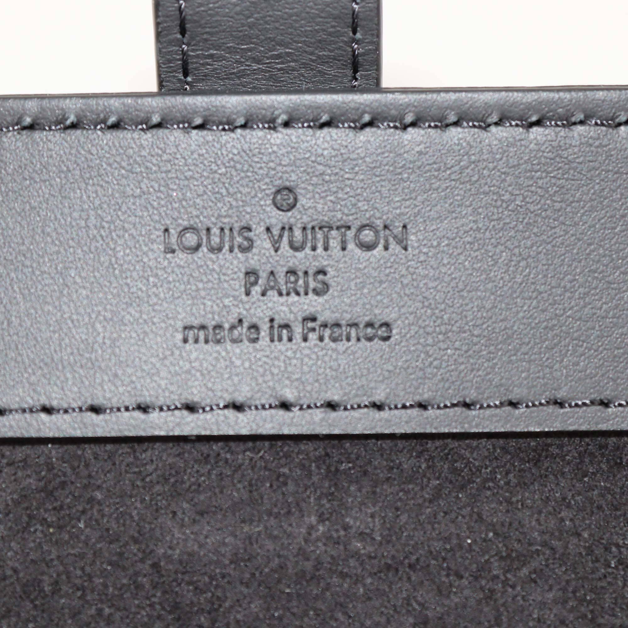 Louis Vuitton Black Monogram Empreinte 3 Watch Case Womens Louis Vuitton 