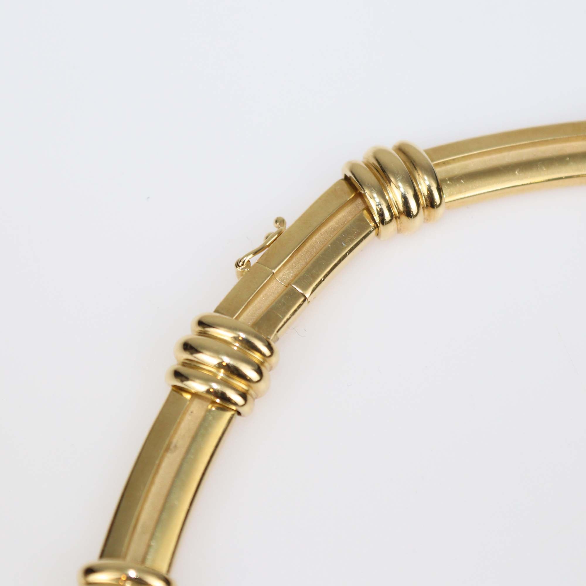 Tiffany & Co. Atlas 18k Yellow Gold Choker Necklace