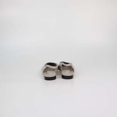 Hermes Beige Nomade Leather Lovely Slingback Pumps
