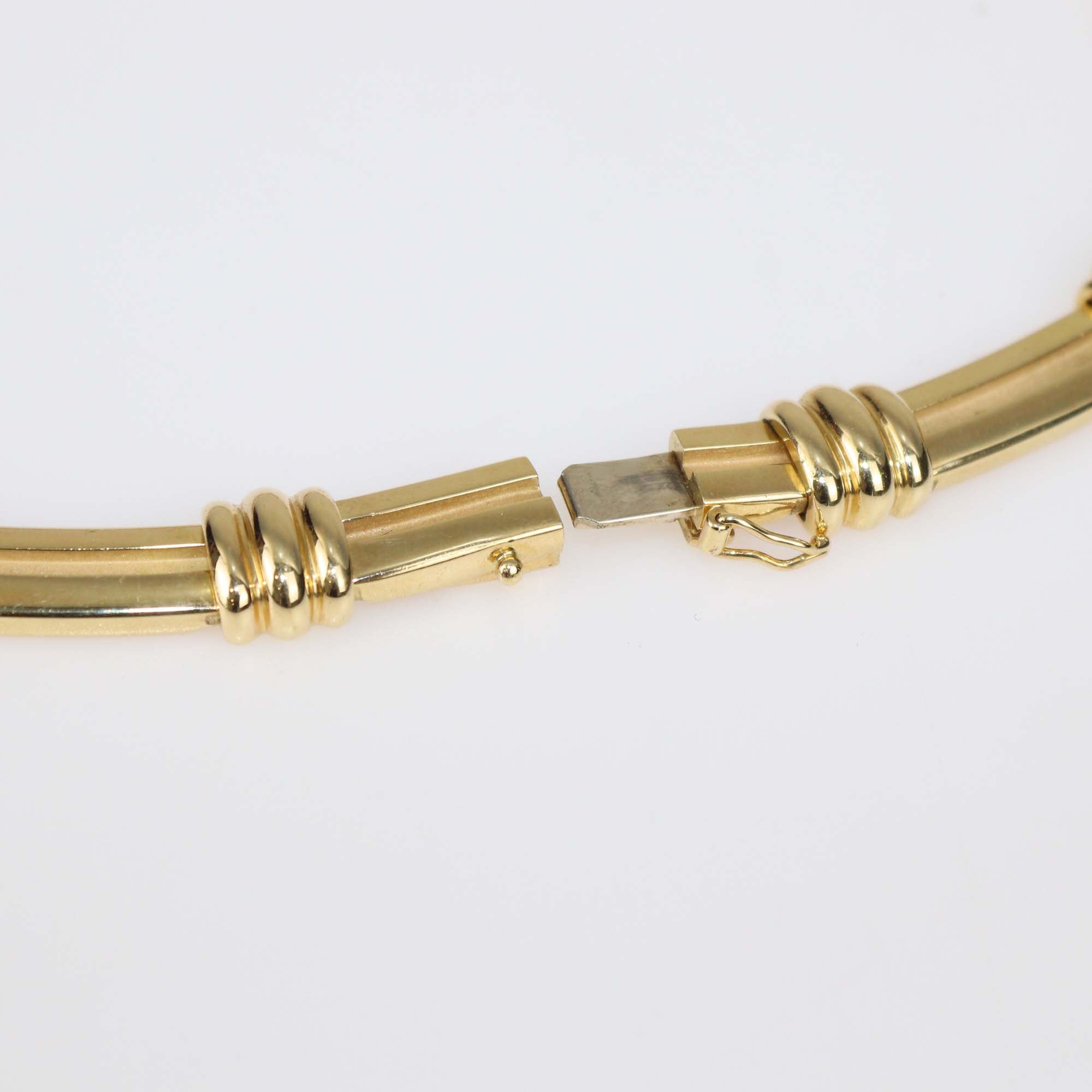 Tiffany & Co. Atlas 18k Yellow Gold Choker Necklace