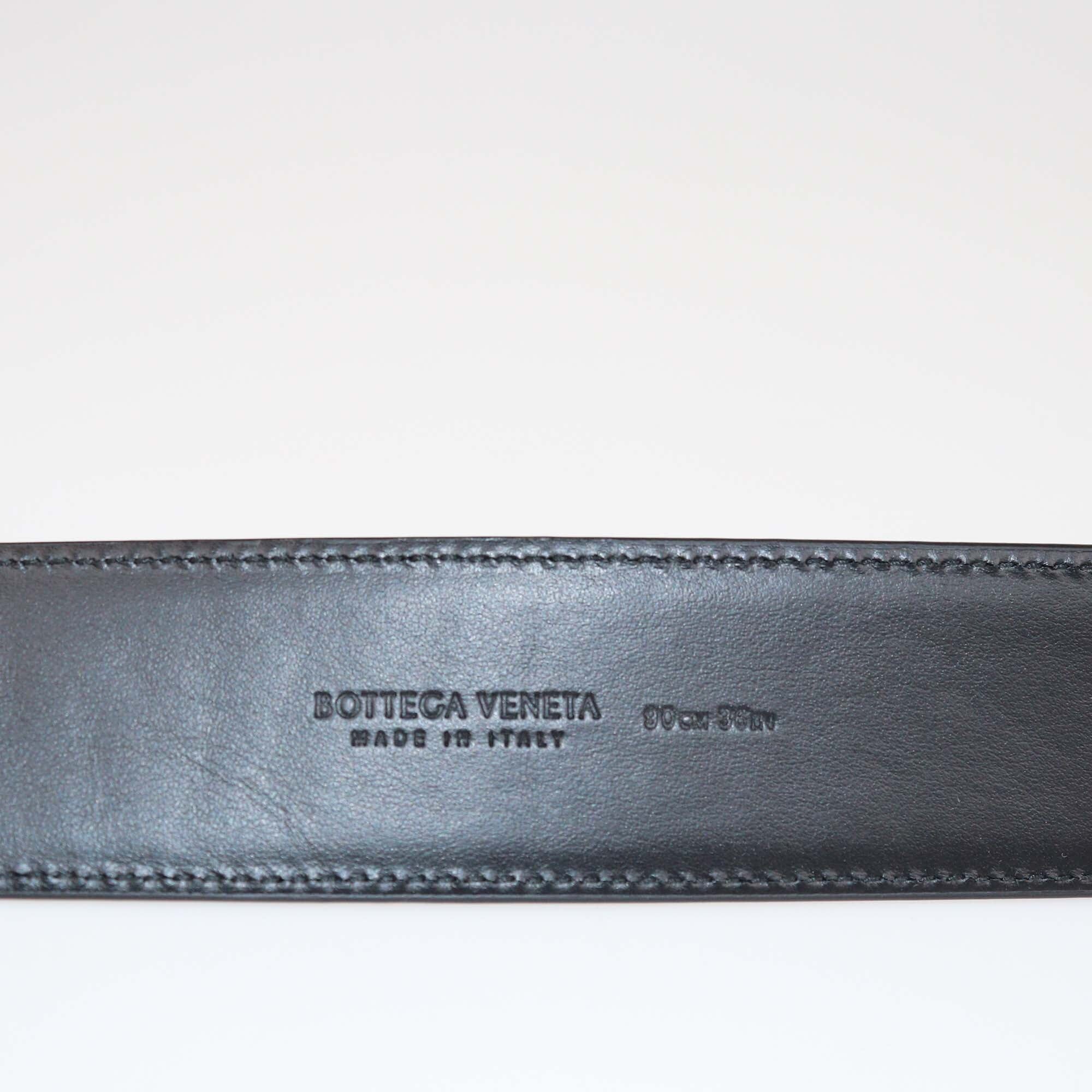 Bottega Veneta Black Watch Belt Mens Bottega Veneta 