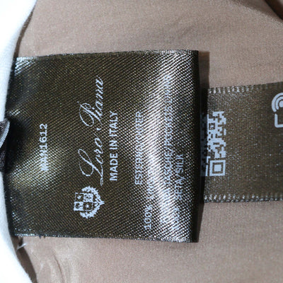 Loro Piana Brown Linen Kurt Sartorial Wide Leg Trouser