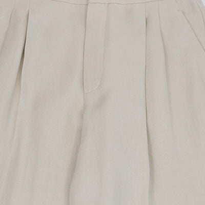 Loro Piana Sunlit Cream Linen Malik Trouser