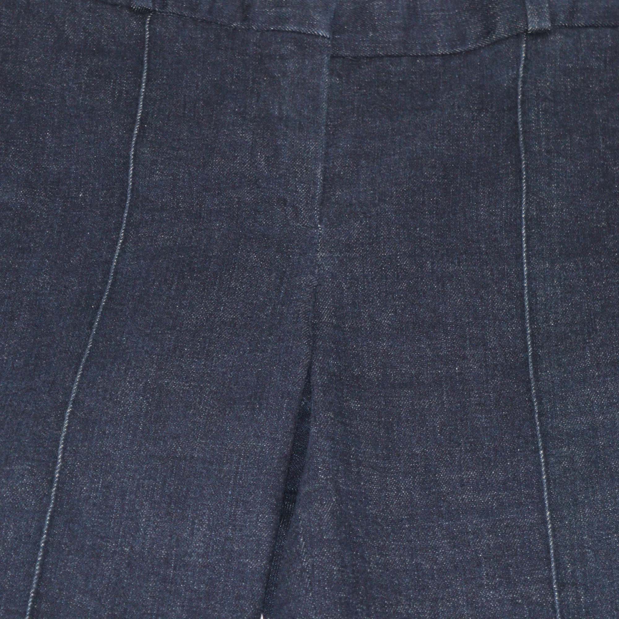 Loro Piana Dark Blue Denim Winter Derk Pants