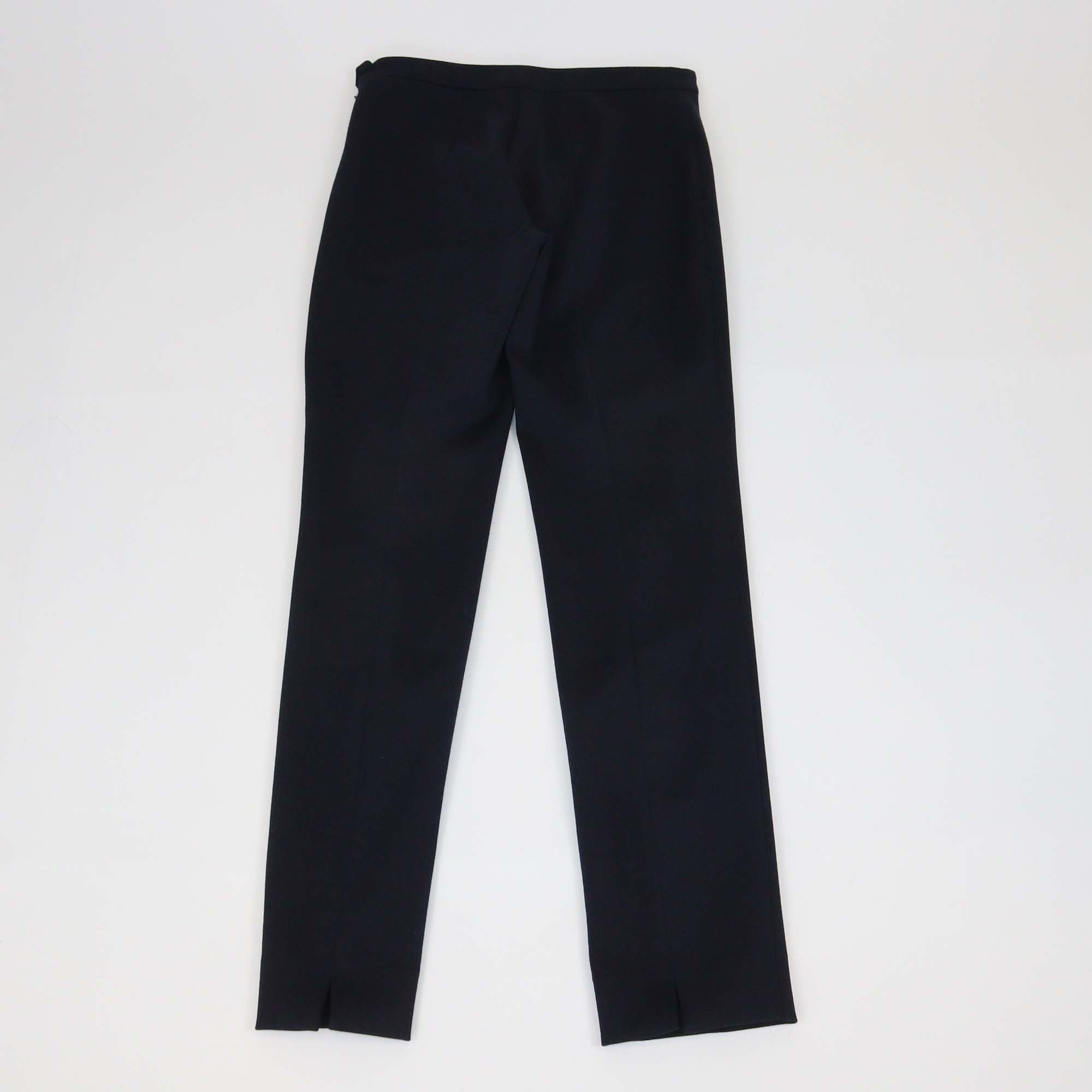 Loro Piana Navy Blue Wool Knitted Trouser
