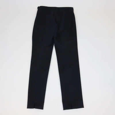 Loro Piana Navy Blue Wool Knitted Trouser