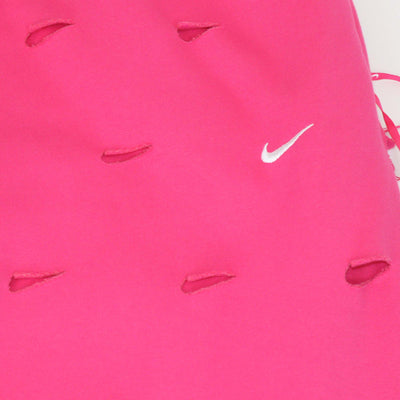 Nike x Jacquemus Pink Cotton Cut Out Swoosh Sweat Pants
