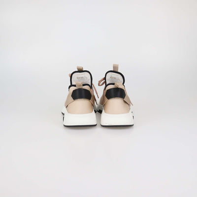 Tom Ford Pink Suede Leather Mesh Jago Sneakers