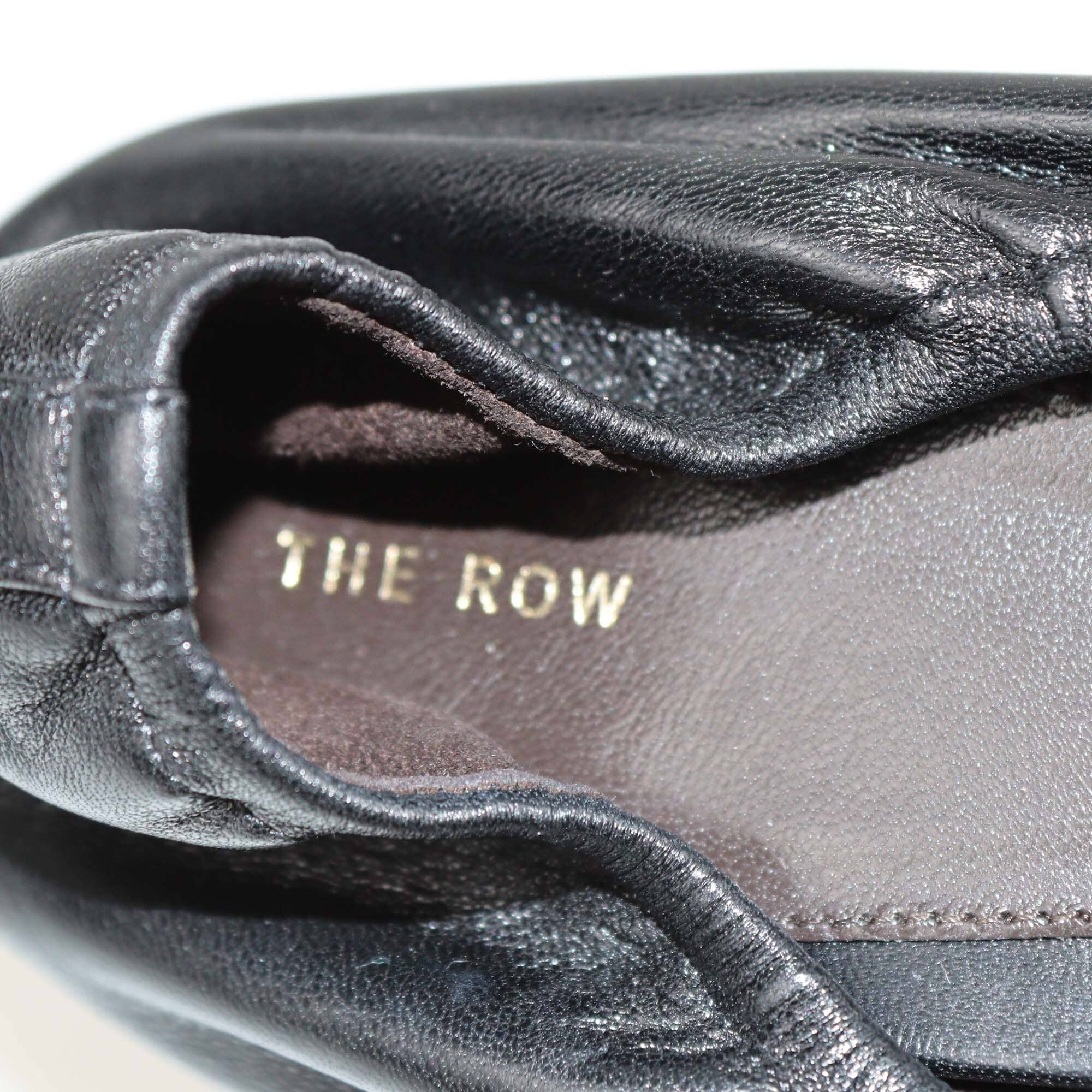 The Row Black Liisa Kitten Pumps Womens The Row 