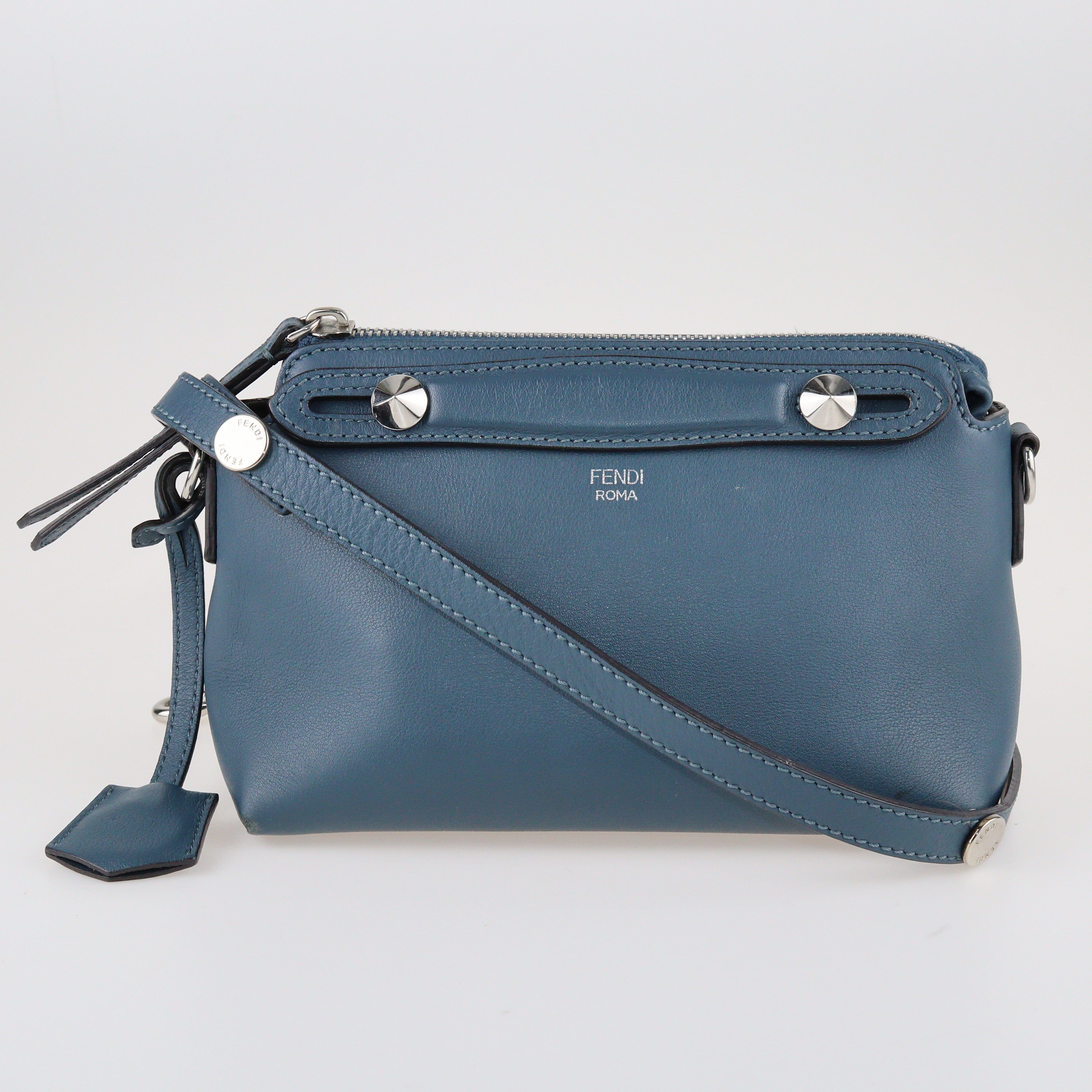 Dark Blue Mini By-The-Way Bag Bags Fendi 
