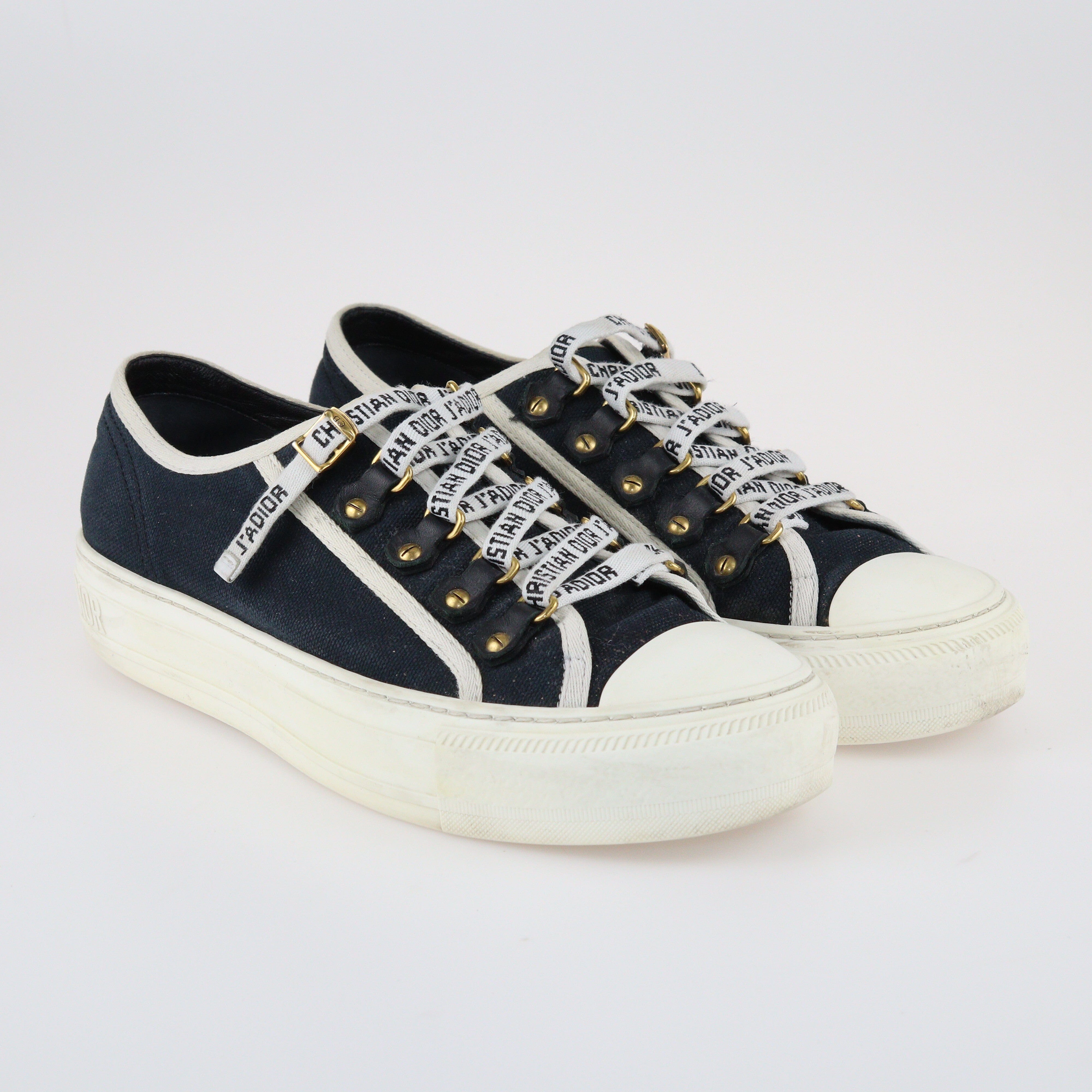 Dark Navy/White Walk'n'Dior Sneakers Shoes Christian Dior 