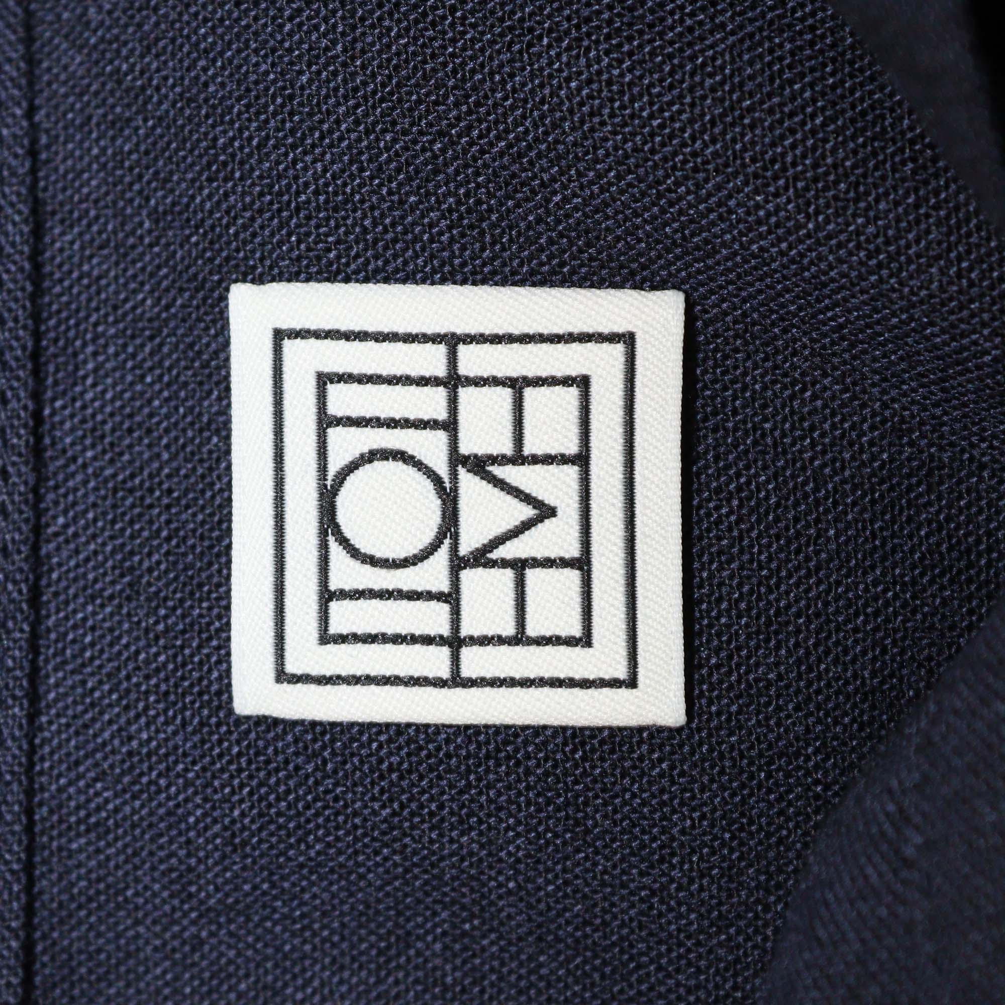 Toteme Navy blue Viscose Classic Fluid Shirt & Pants Set