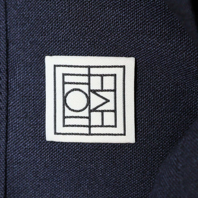 Toteme Navy blue Viscose Classic Fluid Shirt & Pants Set