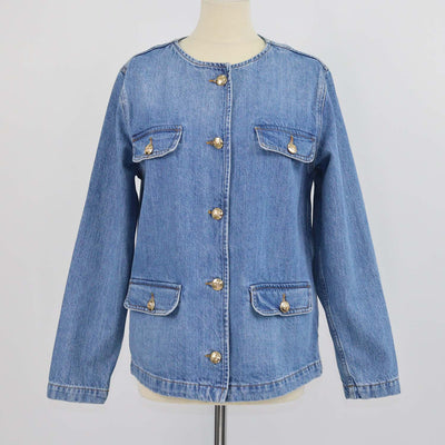 Anine Bing Blue Denim Janet Jacket