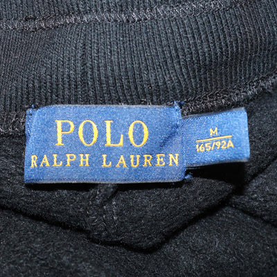Ralph Lauren Black Cotton Logo Embroidered Full-Zip Hoodie & Track Pants Set
