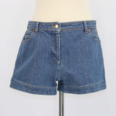Louis Vuitton Blue Denim Mini Short