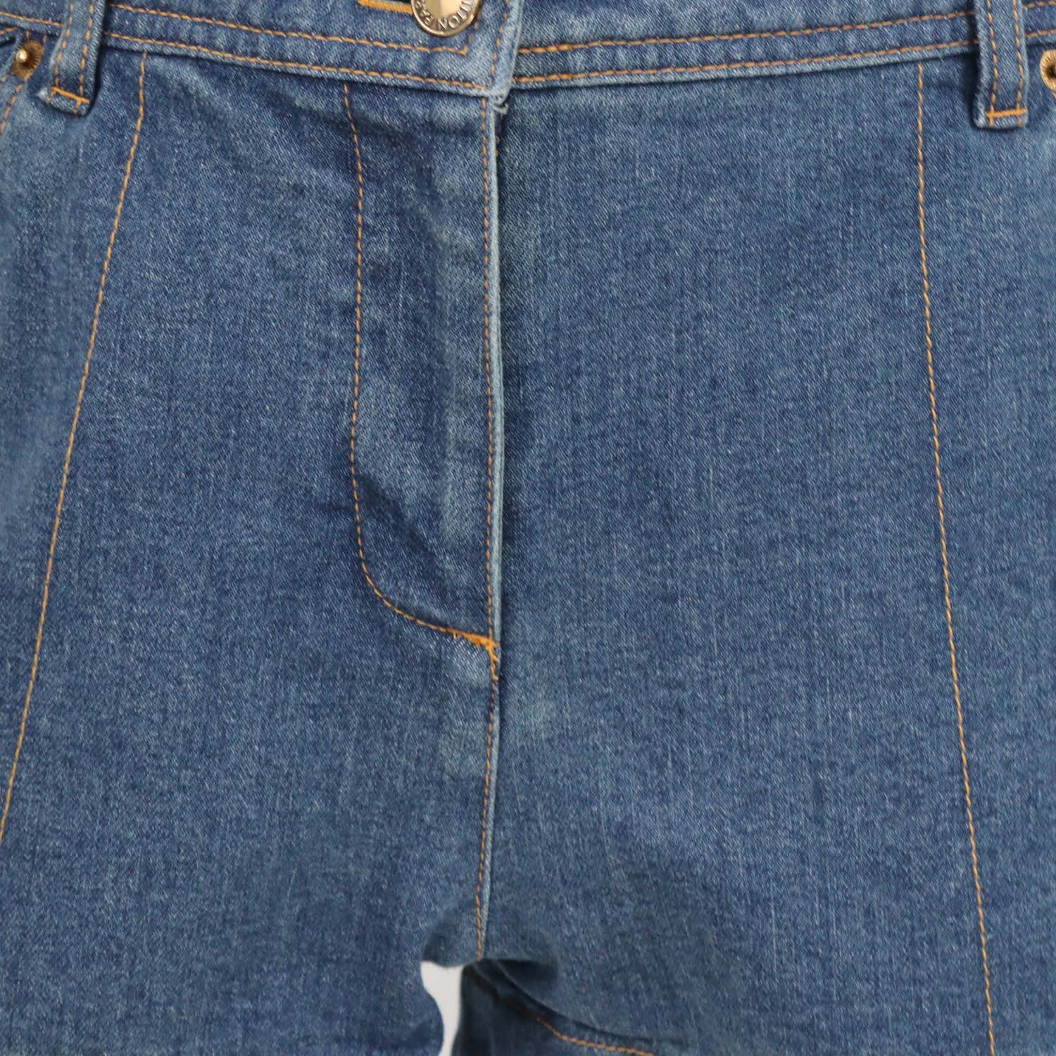 Louis Vuitton Blue Denim Mini Short