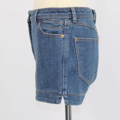 Louis Vuitton Blue Denim Mini Short