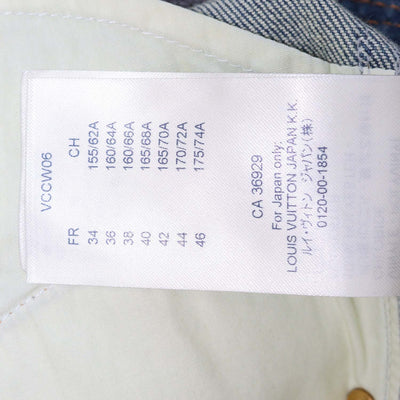 Louis Vuitton Blue Denim Mini Short