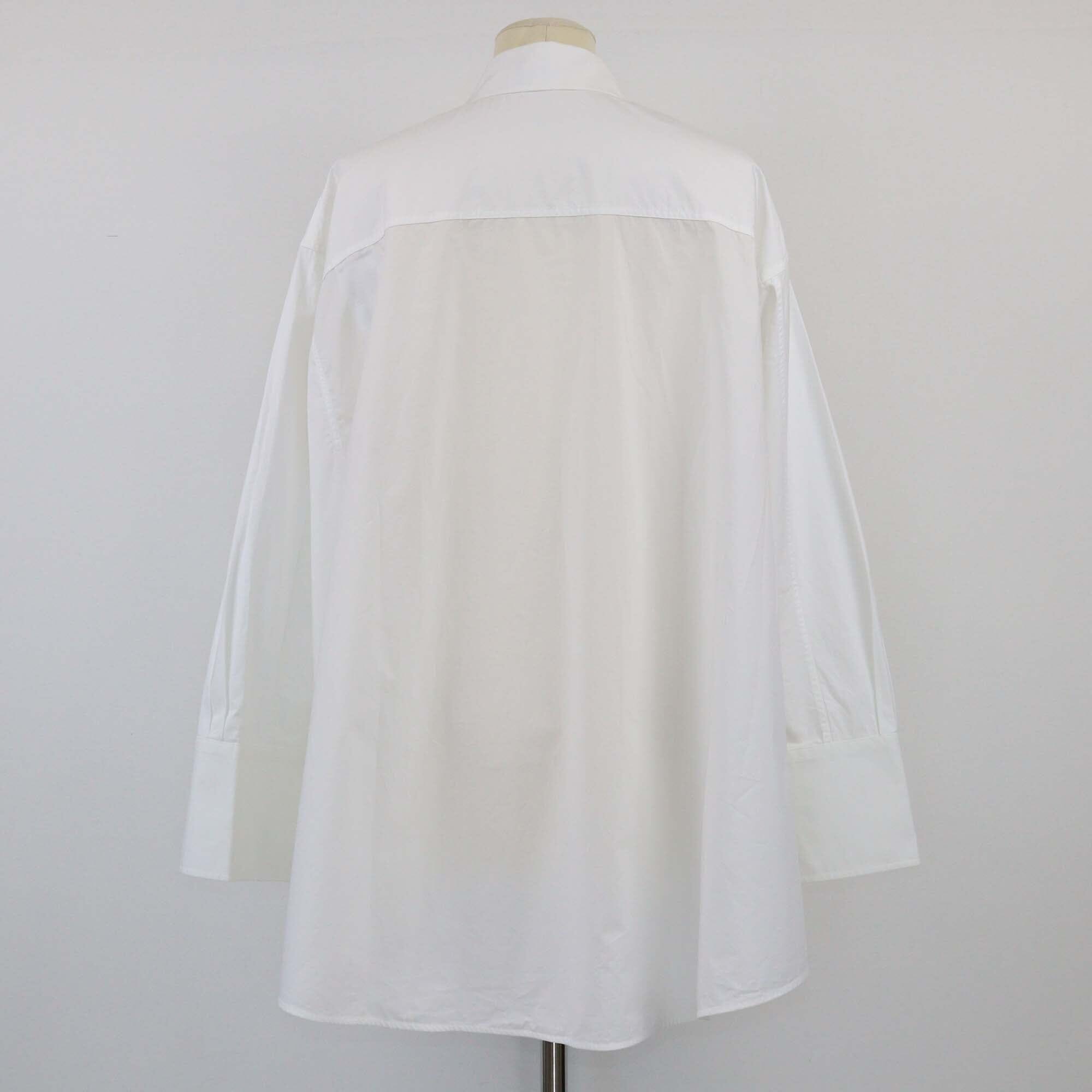 Valentino White Sartorial Poplin Longsleeve Shirt Womens Valentino 