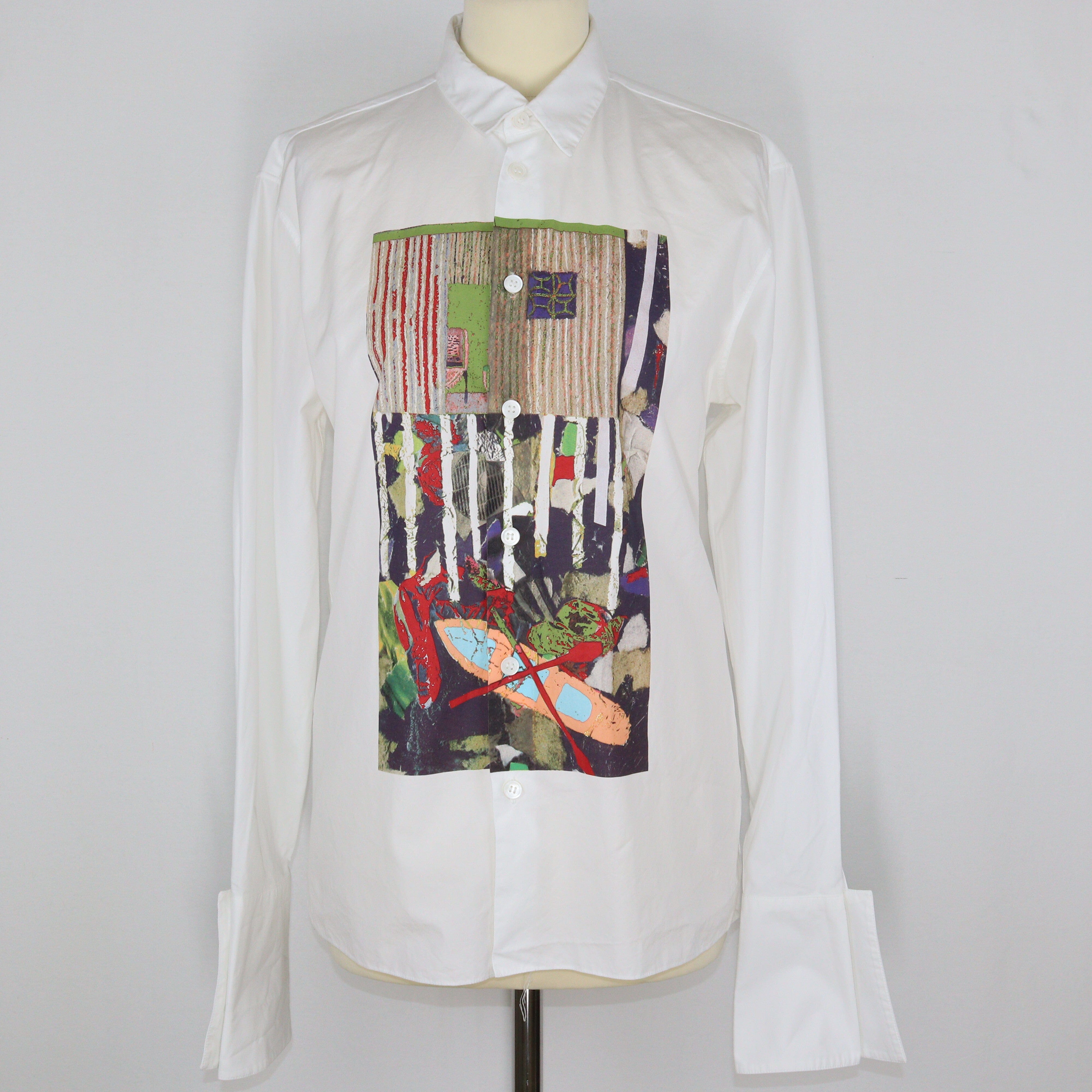 White Printed Longsleeve Shirt Clothings Marni 