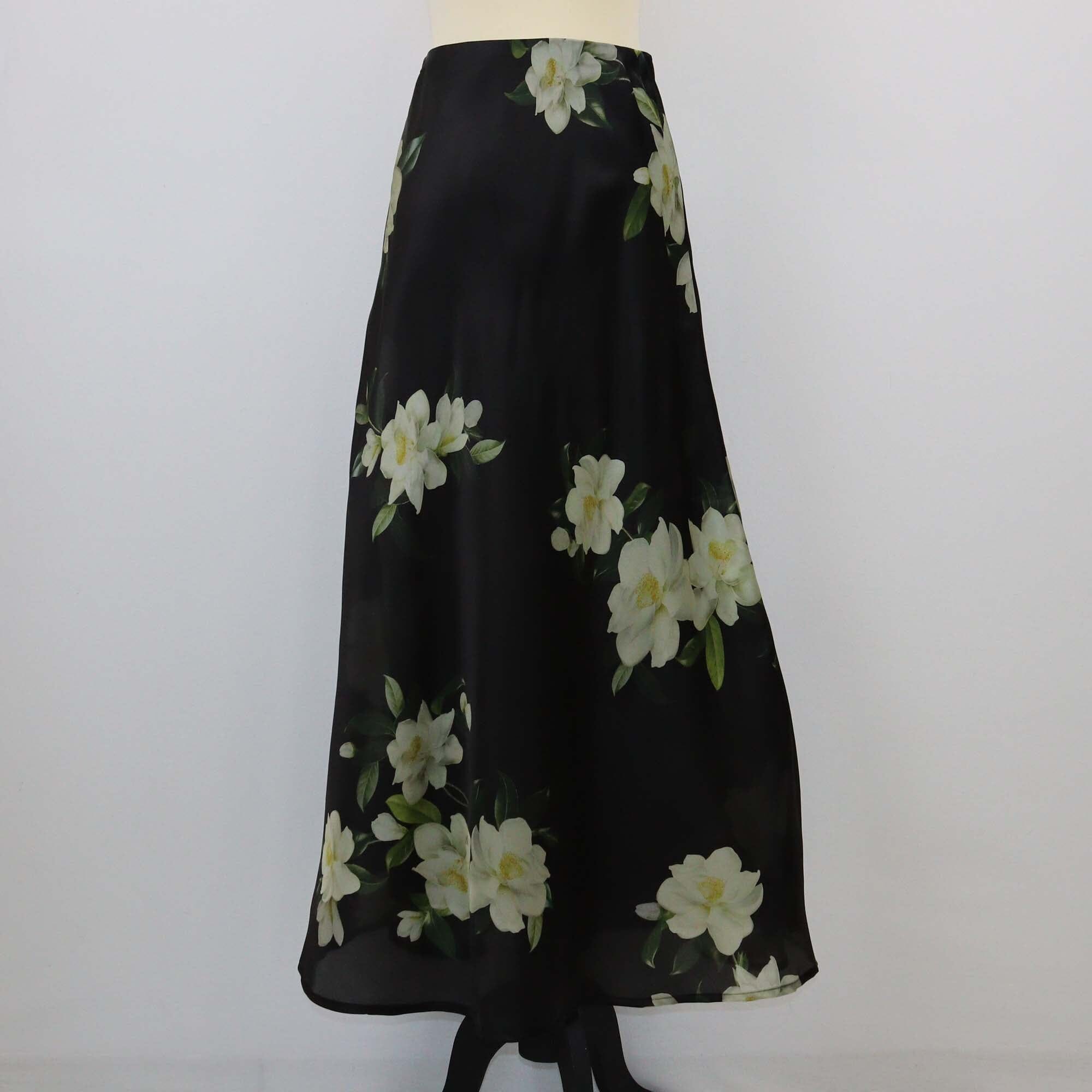 Zimmermann Black Harmony Floral Flared Maxi Skirt Womens Zimmermann 