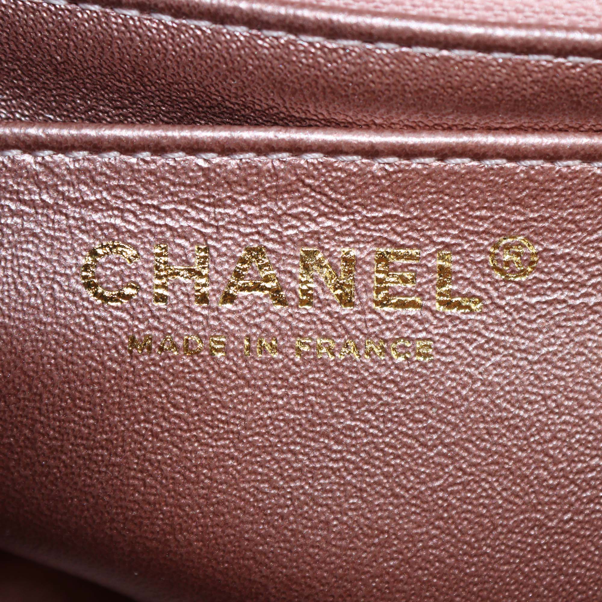 Chanel Rose Gold Quilted Leather Mini 2.55 Flap Bag