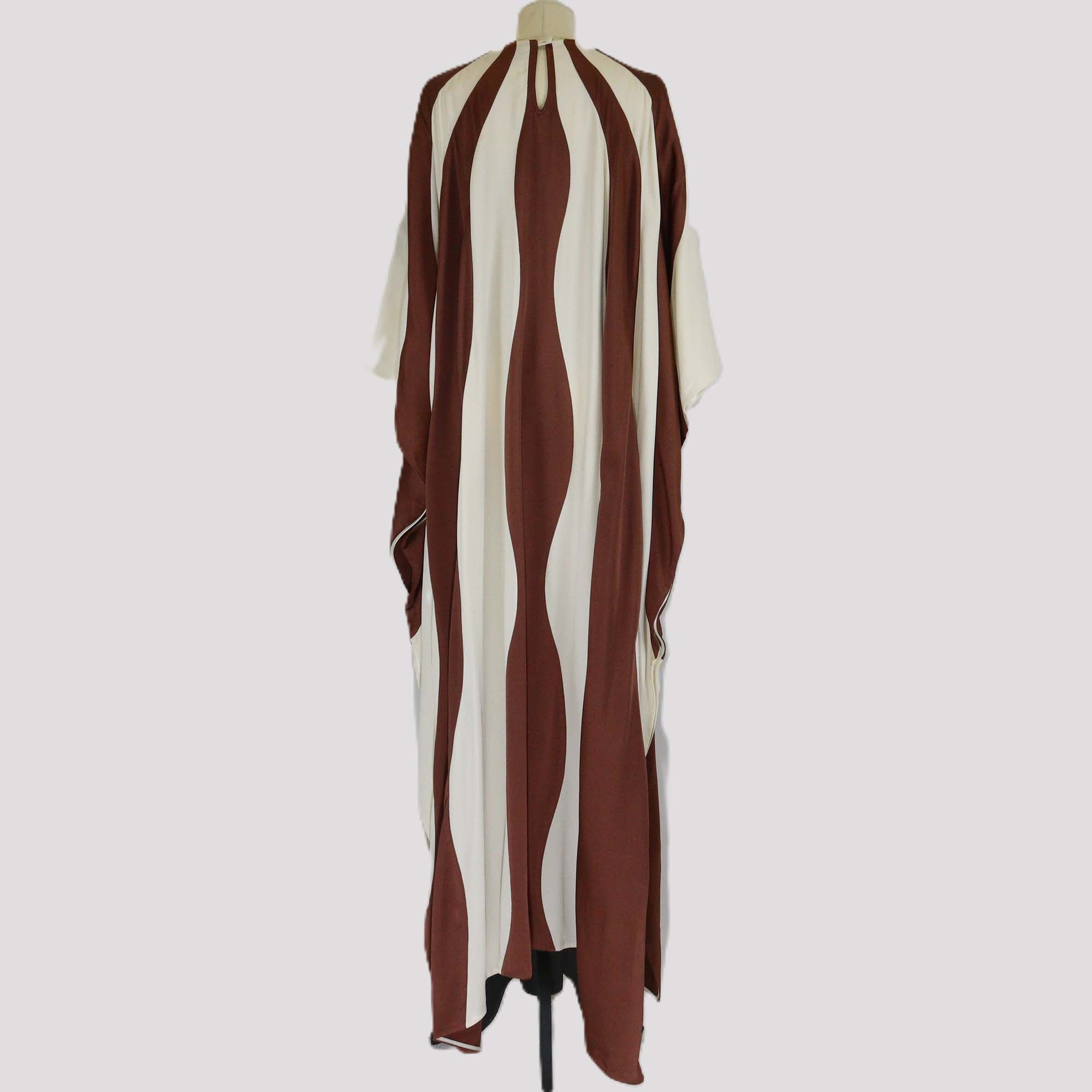 Taller Marmo Ivory/Cinnamon Copacabana Long Kaftan