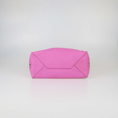 Balenciaga Pink Leather Papier A5 Side Zip Tote