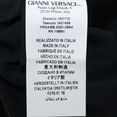 Versace Multicolor Polyester Jacquard Le Greca Mini Skirt