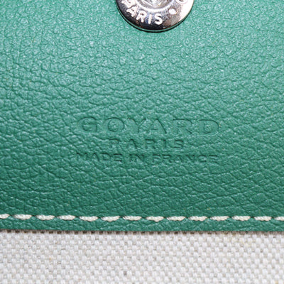 Goyard Green Goyardine Coated Canvas Saint Louis GM Tote