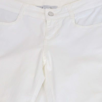 Stella McCartney White Denim Skinny Leg Pants Womens Stella McCartney 