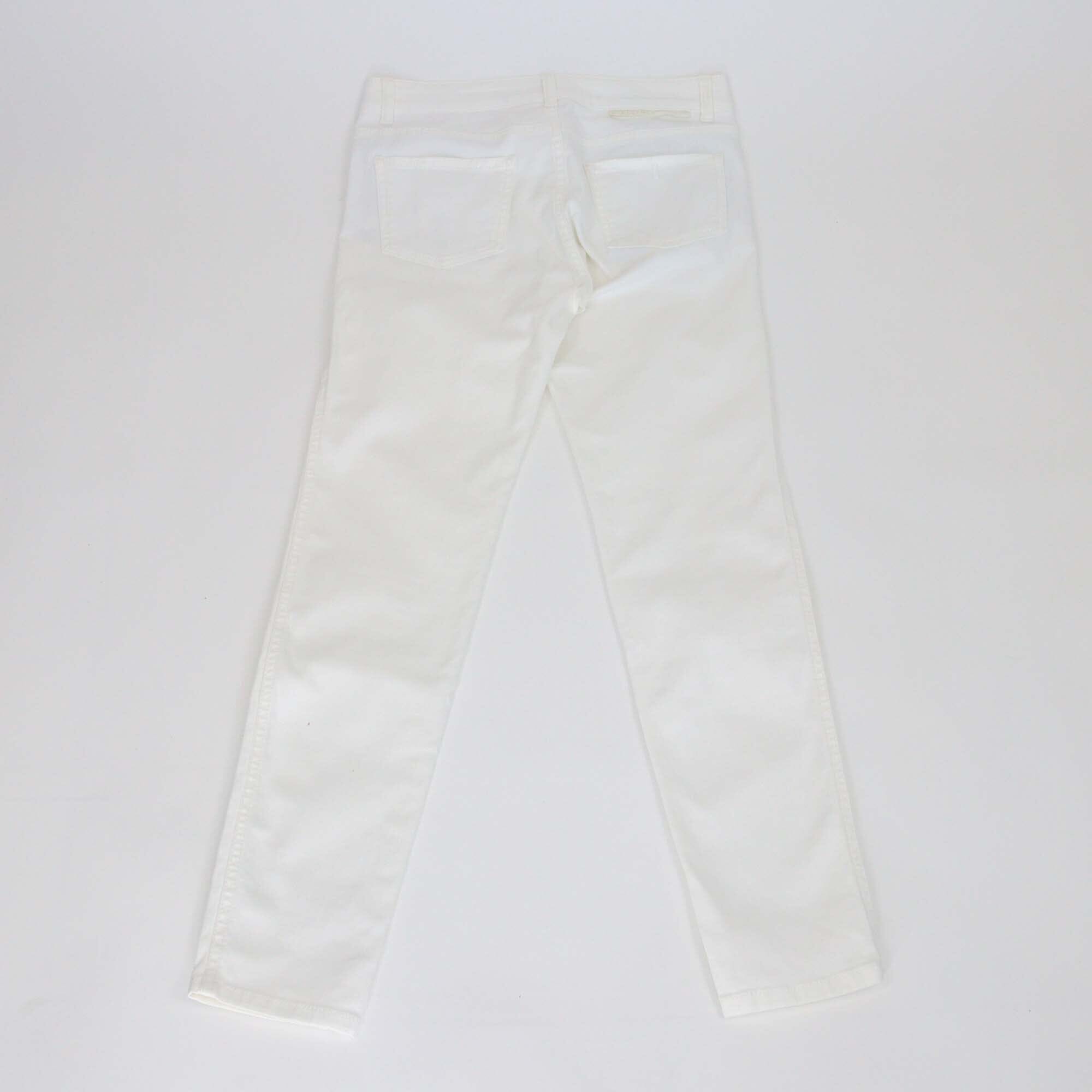 Stella McCartney White Denim Skinny Leg Pants Womens Stella McCartney 