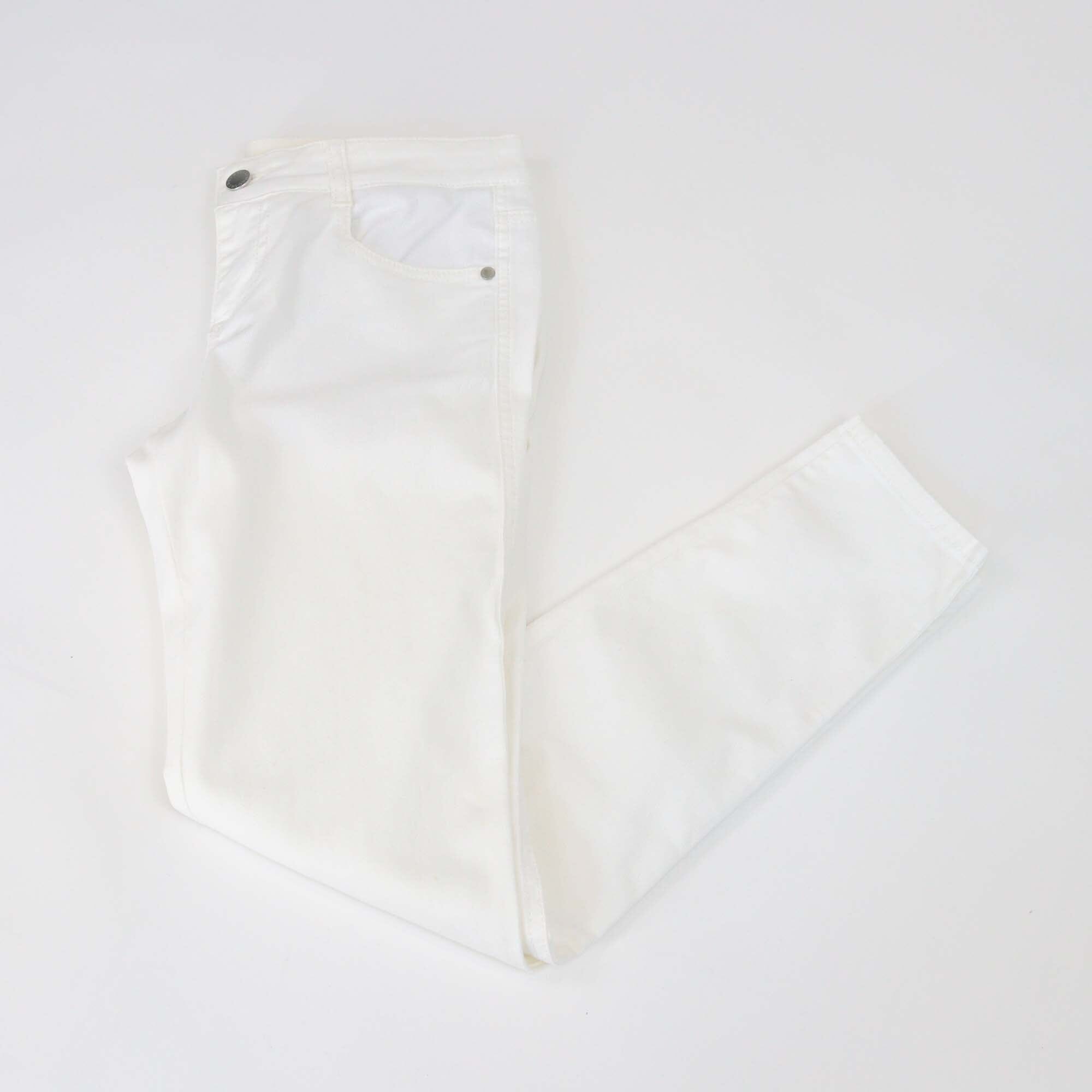 Stella McCartney White Denim Skinny Leg Pants Womens Stella McCartney 