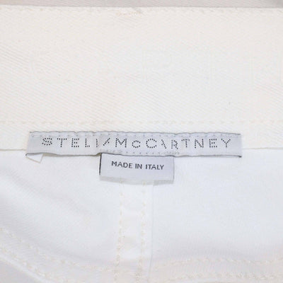 Stella McCartney White Denim Skinny Leg Pants Womens Stella McCartney 
