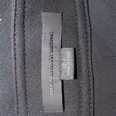 Alexander Wang Black Wool Studded Mini Skirt