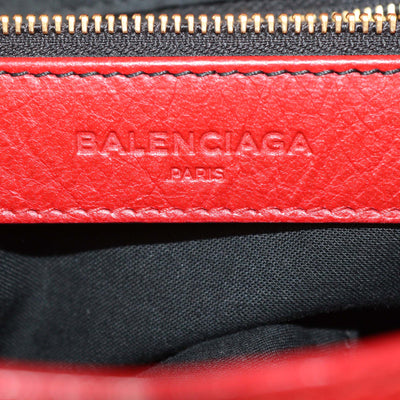 Balenciaga Red Leather Classic Town Bag
