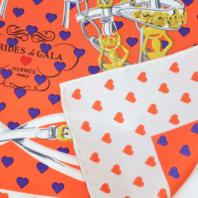 Hermes Multicolor Silk Brides de Gala Forever Scarf 45