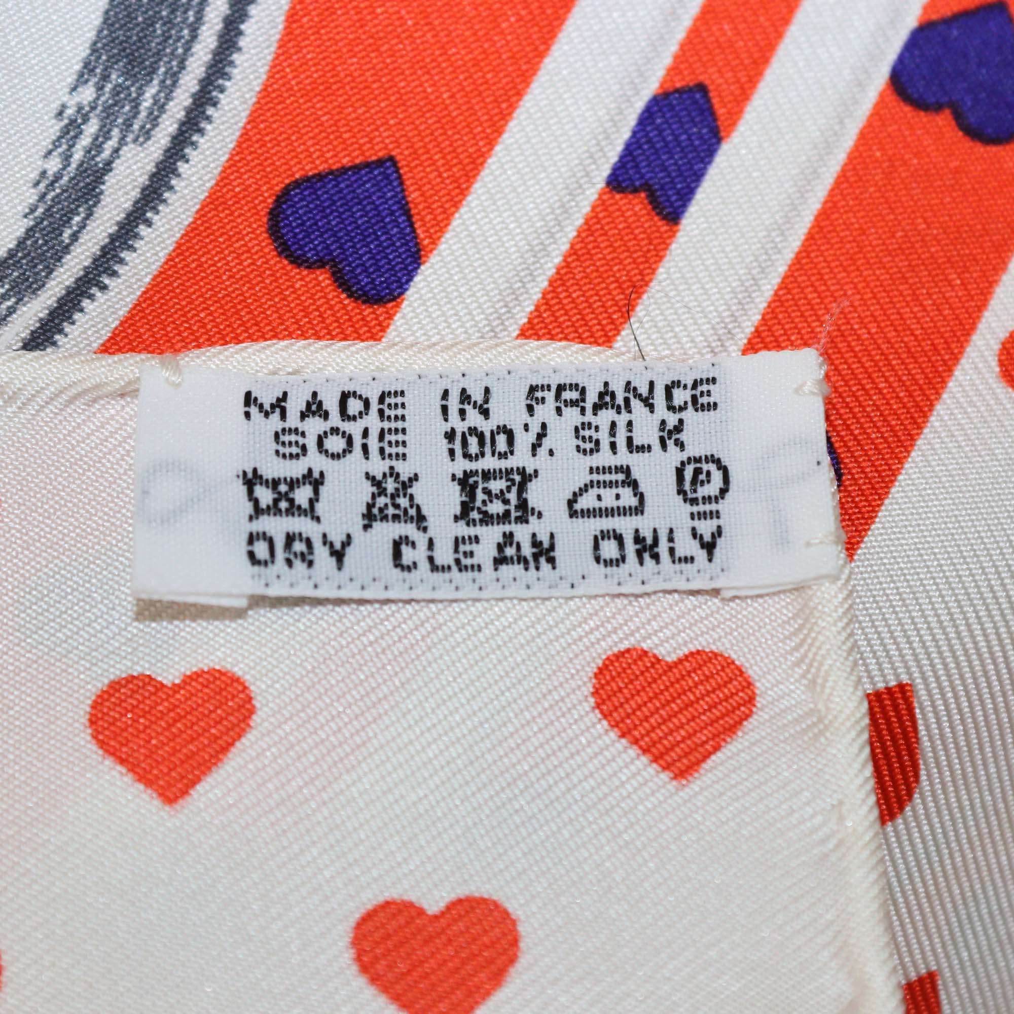 Hermes Multicolor Silk Brides de Gala Forever Scarf 45