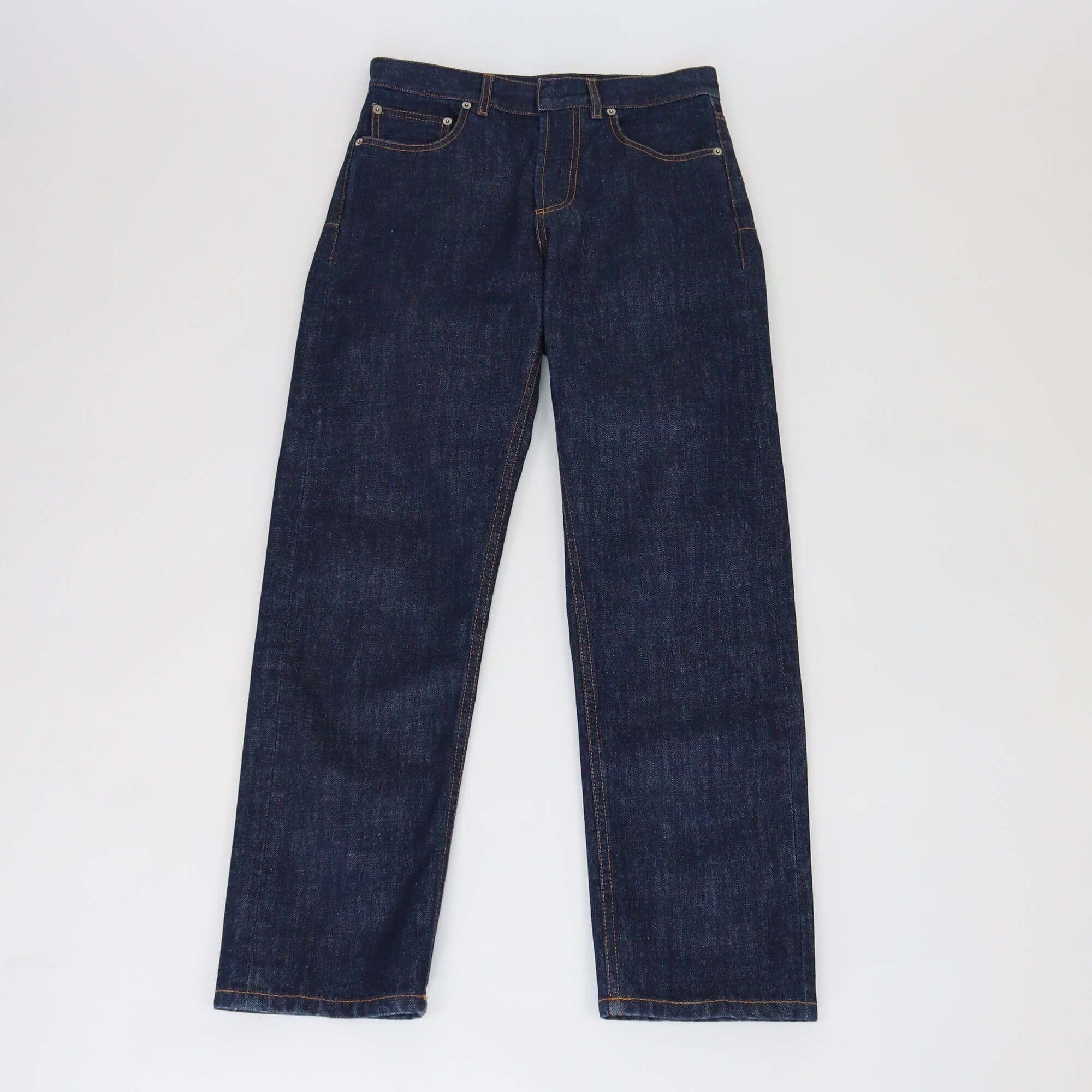 Christian Dior Deep Blue Denim D01 Boyfriend Jeans Womens Christian Dior 