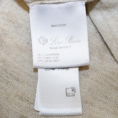 Loro Piana Demy Brown Cashmere Silk Blend Cocooning Tunic Top & Trousers Set