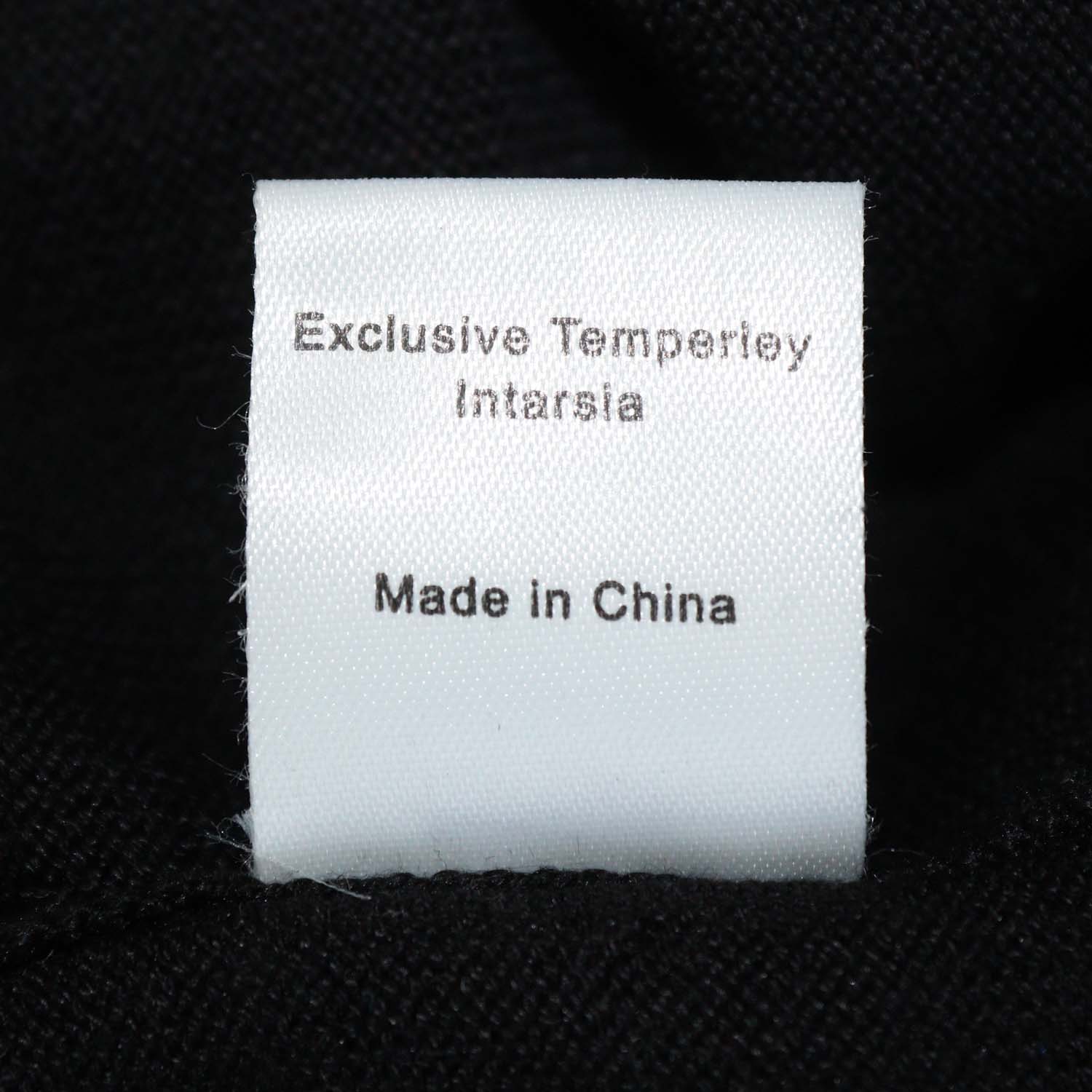 Temperly London Black/Multicolor Blend Silk Knitted V-Neck Dress