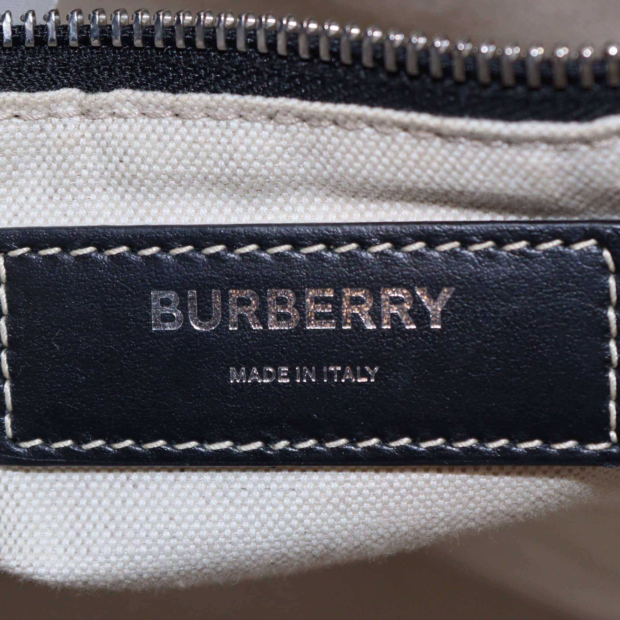 Burberry Black/Brown House Check Chesterton Bucket Bag Womens Burberry 