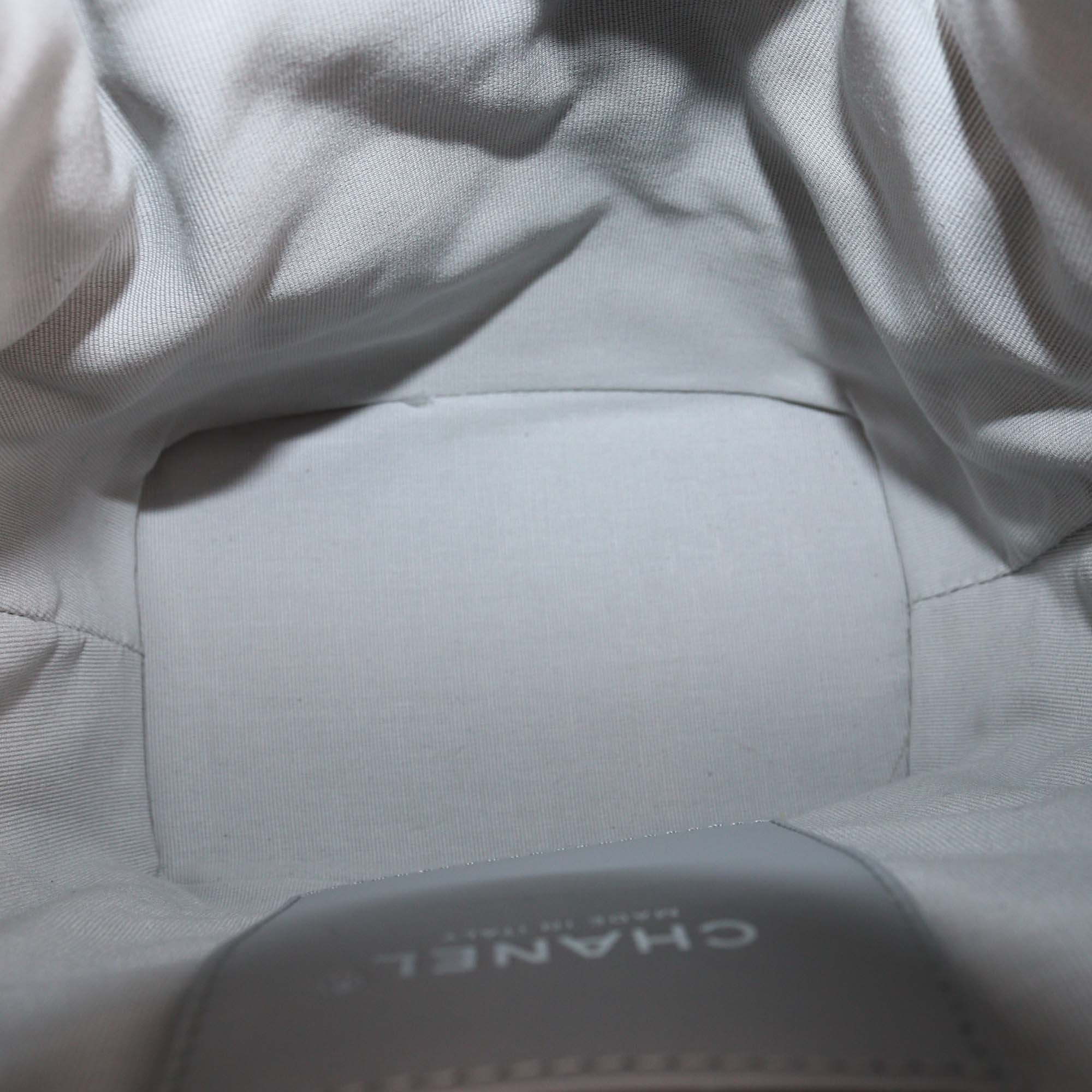 Chanel Grey Ombre Quilted Caviar Leather My Everything Backpack